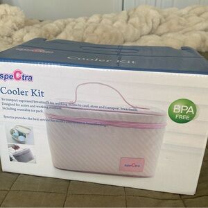 Spectra Breast Milk Cooler Bag Kit w/ Ice Pack & Bottles – BPA-Free